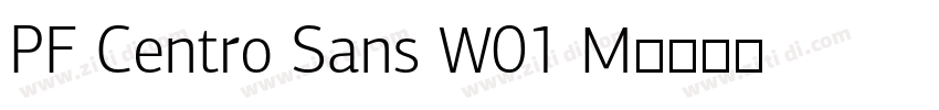 PF Centro Sans W01 M字体转换